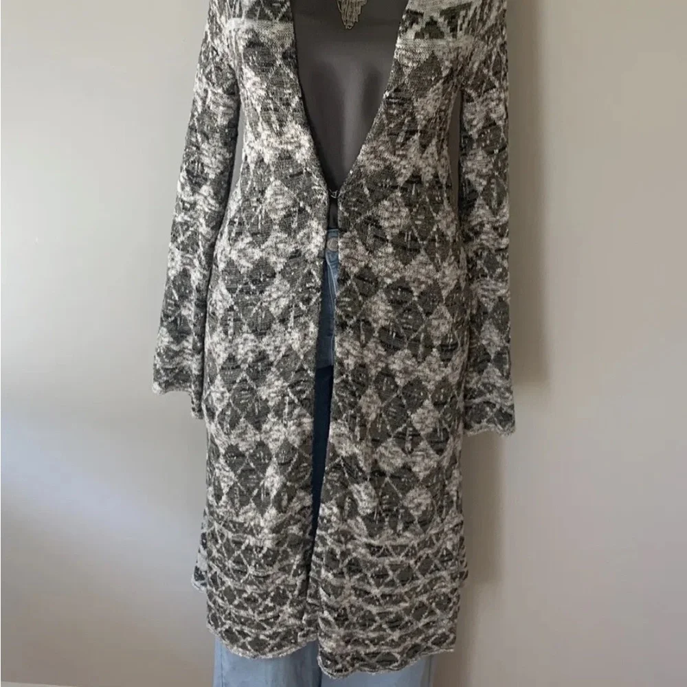 Free People Boho Hooded Long Cardigan - Picture 4 of 10